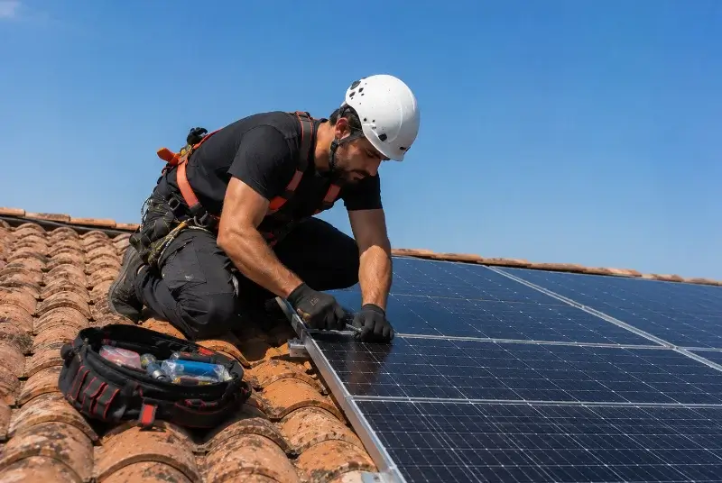 Maintenance et monitoring de panneaux solaires à Saint-Juire-Champgillon